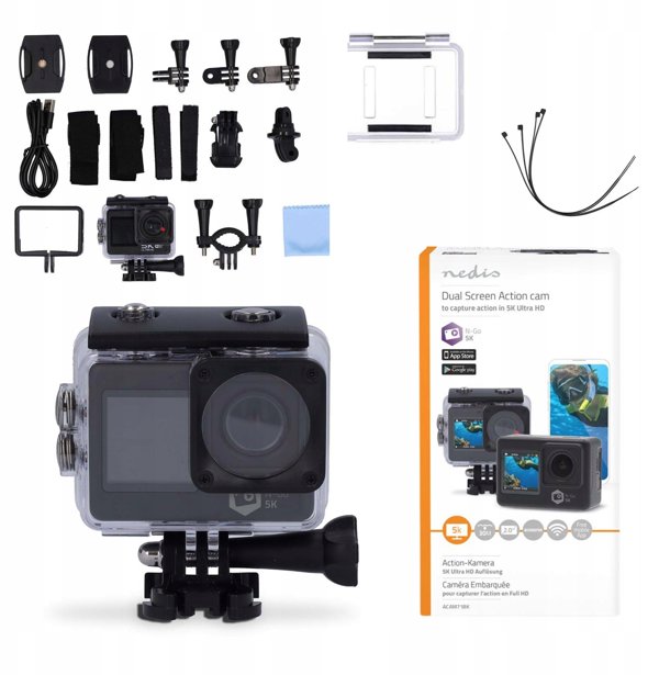 KAMERA NEDIS ACAM61BK/4K@60FPS/16M