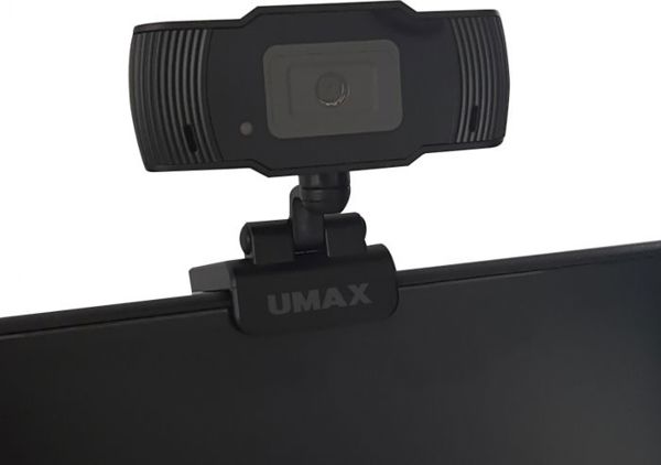 Umax Webcam W5 5MP με Αυτόματη Εστίαση και Μικρόφωνο, USB Web Camera, Μαύρο