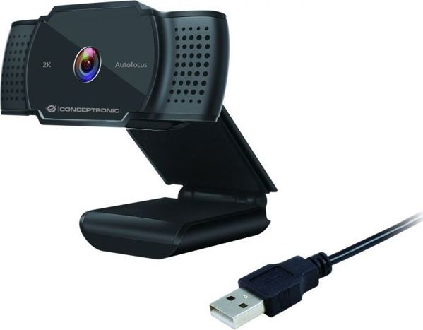 Conceptronic AMDIS02B Web Camera Με Αυτόματη Εστίαση, Full HD, 30fps