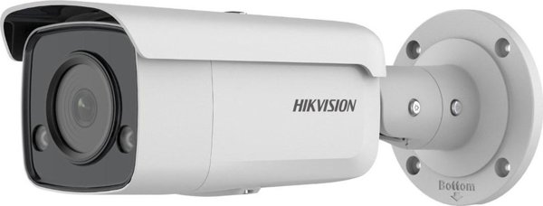 Hikvision DS-2CD2T27G2-L 2MP IP Κάμερα Ασφαλείας Bullet, 2.8mm, Αδιάβροχη IP67, Λευκή