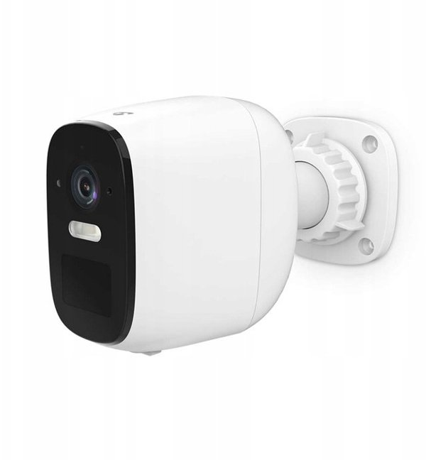 Kamera zewnetrzna Nedis Smartlife Wifi, IP66 czujnik ruchu, night vision, bialy
