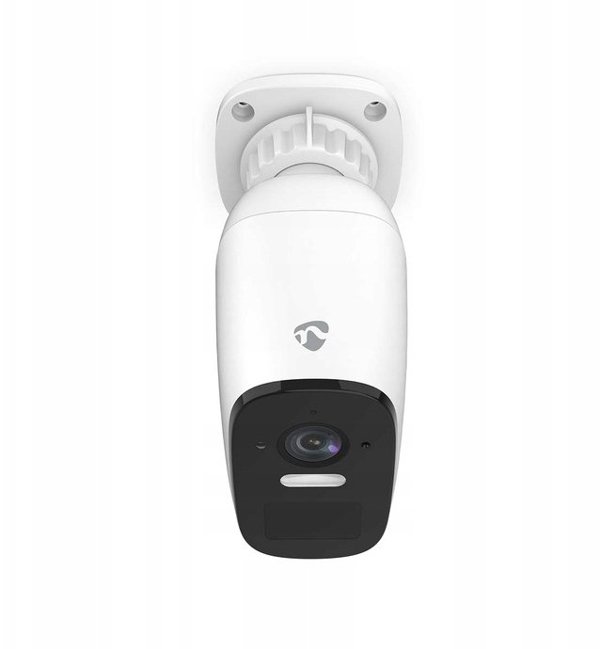 Kamera zewnetrzna Nedis Smartlife Wifi, IP66 czujnik ruchu, night vision, bialy