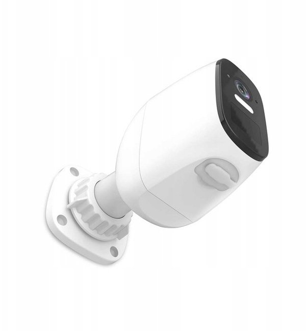 Kamera zewnetrzna Nedis Smartlife Wifi, IP66 czujnik ruchu, night vision, bialy