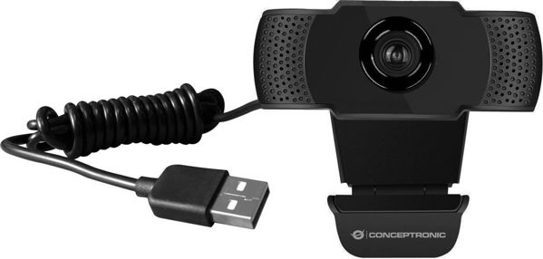 Conceptronic AMDIS01B Web Camera Full HD 1080P 30fps με Μικρόφωνο