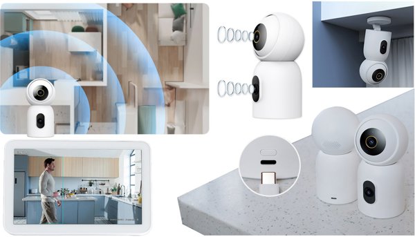 Κάμερα Imilab C30 Dual εσωτερική λευκή