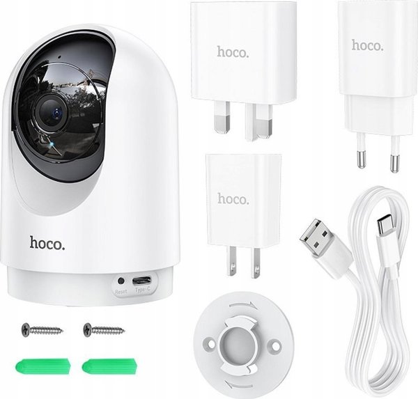 Κάμερα IP Hoco HOCO κάμερα εσωτερικού χώρου Full HD D1 λευκή