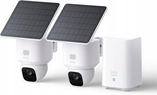 Eufy SoloCam E30 Ασύρματη Κάμερα Ασφαλείας - Σετ 2 Τεμαχίων, Full HD, IP67, Με Ηλιακή Φόρτιση