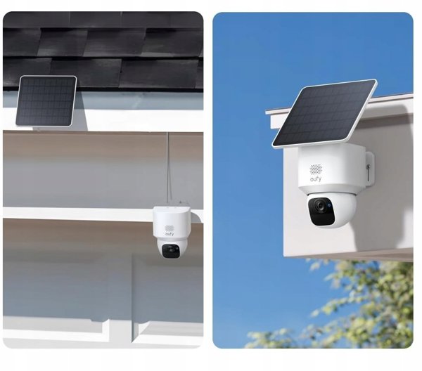 Eufy SoloCam E30 Ασύρματη Κάμερα Ασφαλείας - Σετ 2 Τεμαχίων, Full HD, IP67, Με Ηλιακή Φόρτιση