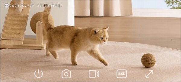 Xiaomi C500 Dual Έξυπνη Κάμερα Ασφαλείας 4MP PTZ, F1.6, H.265, Υποδοχή MicroSD έως 256GB, Λευκό