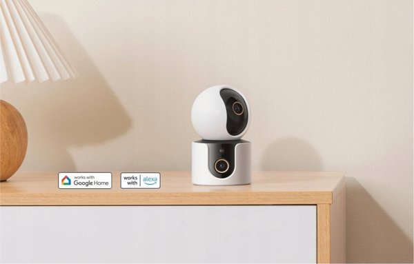 Xiaomi C500 Dual Έξυπνη Κάμερα Ασφαλείας 4MP PTZ, F1.6, H.265, Υποδοχή MicroSD έως 256GB, Λευκό