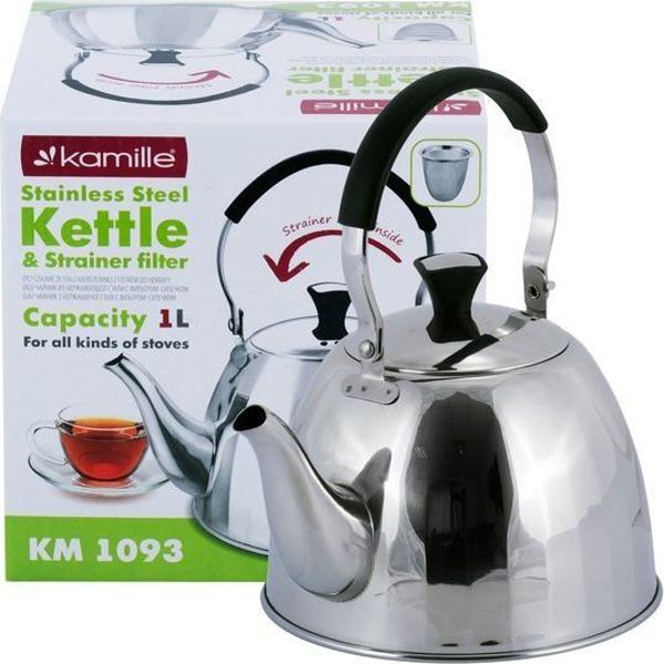 Kamille Βραστήρας KM-1093 από Ανοξείδωτο Χάλυβα 1L