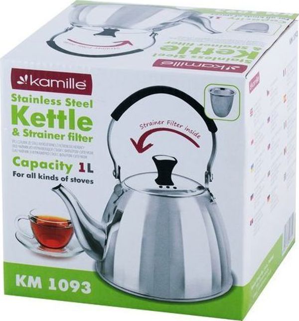 Kamille Βραστήρας KM-1093 από Ανοξείδωτο Χάλυβα 1L