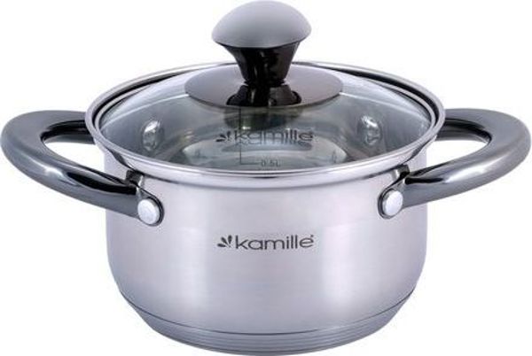 Σετ Κατσαρολών Kamille KM-4926 6 Τεμαχίων από Ανοξείδωτο Ατσάλι