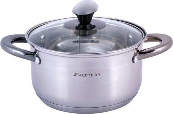 Σετ Κατσαρολών Kamille KM-4926 6 Τεμαχίων από Ανοξείδωτο Ατσάλι