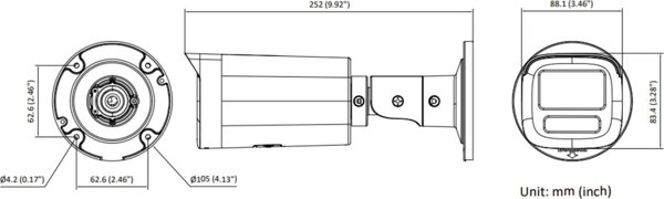 Hikvision IP Κάμερα DS-2CD1623G2-LIZU, 1080p, Smart Hybrid Light, Motozoom 2.8-12mm, Λευκή