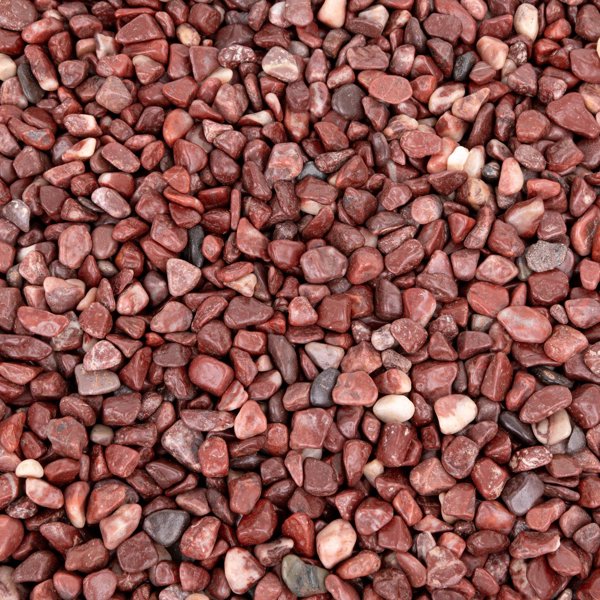 Kamienie polerowane Red Granite Pebble 8-12 mm do akwarium terrarium 10kg/OPAK