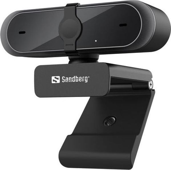 Sandberg USB Webcam Pro - Full HD 1080P Κάμερα με Αυτόματη Εστίαση & Κάλυμμα Προστασίας (133-95)