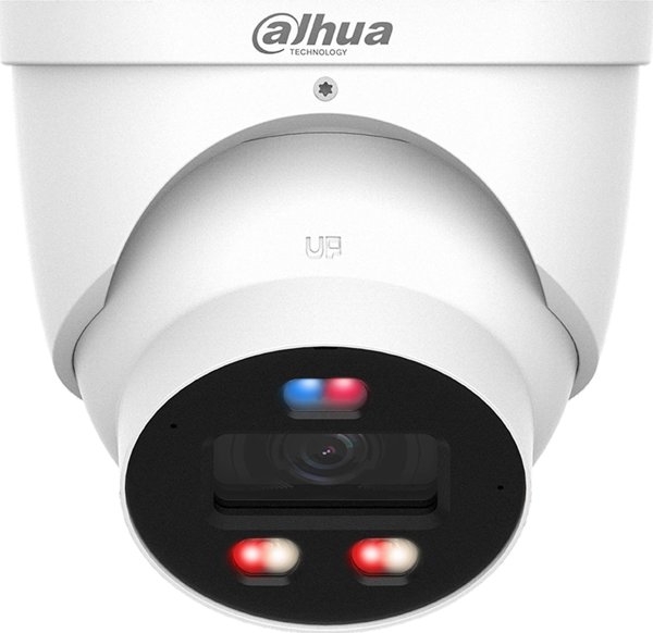 Dahua Technology IP Κάμερα IPC-HDW3649H-AS-PV-0280B-PRO 6MP, Full-Color, με Μικρόφωνο και Φωτισμό, Λευκή