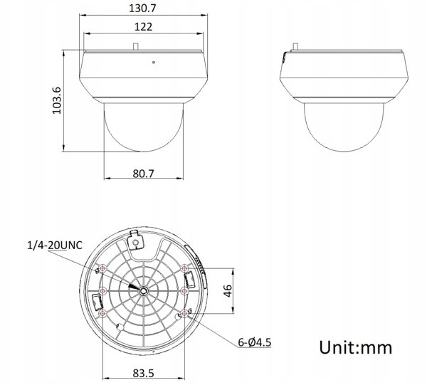 Hikvision DS-2DE2A404IWG1-E AcuSense Εξωτερική Περιστροφική Κάμερα IP 4 MP 2.8-12 mm