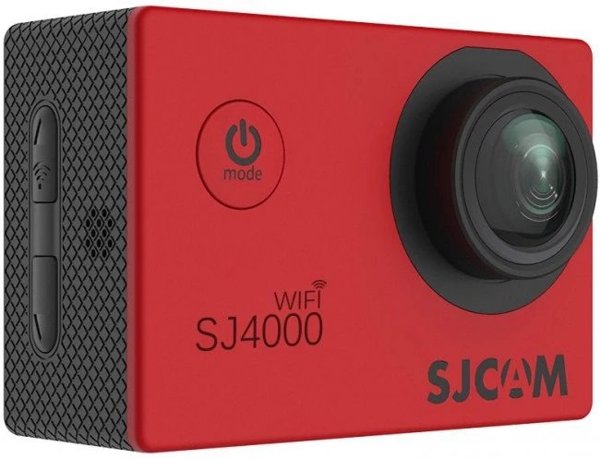 SJCAM SJ4000 WiFi Action Camera Αθλητική Κάμερα 1080p, Αισθητήρας AR0330, Κόκκινη