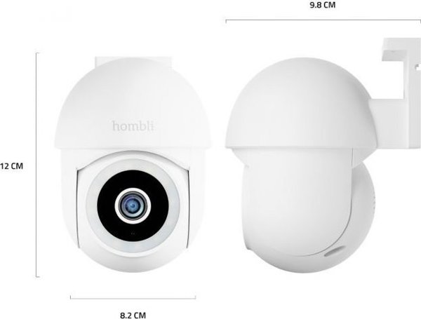 Έξυπνη εξωτερική IP κάμερα Avanca International BV Hombli Compact Cam 4K, λευκή