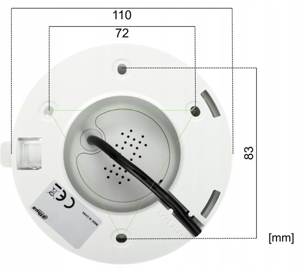 KAMERA AHD, HD-CVI, HD-TVI, PAL HAC-HDW1500TQ-IL-T-0280B-DIP Smart Dual Light Two-way Talk - 5&nbsp|Mpx 2.8&nbsp|mm DAHUA