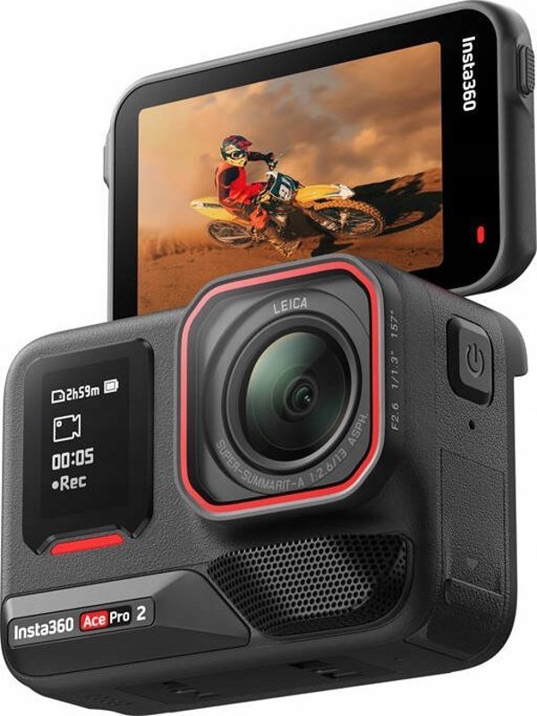 Insta360 Ace Pro 2 Κάμερα Δράσης με Διπλή Μπαταρία