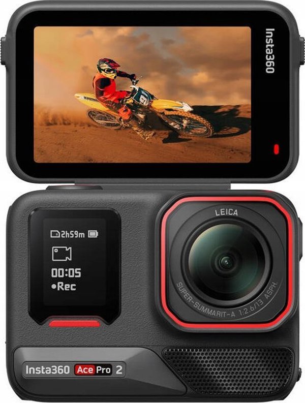 Insta360 Ace Pro 2 Κάμερα Δράσης με Διπλή Μπαταρία