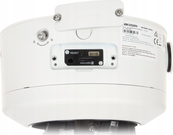 Hikvision IP Κάμερα Dome DS-2CD2747G2H-LIPTRZS2U/SL, 4MP, ColorVu, IR 40m, Λευκή, 2.8-12mm