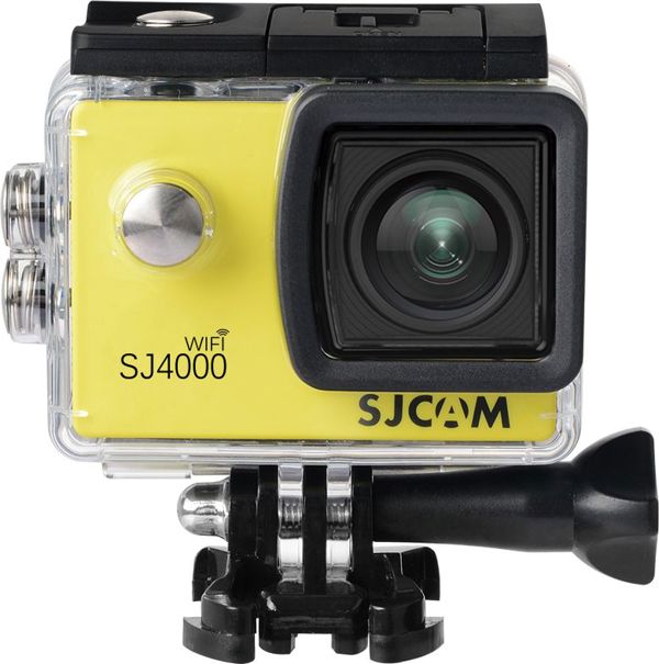 SJCAM SJ4000 WiFi Action Camera Κίτρινη 12MP Full HD 1080p Αθλητική Κάμερα