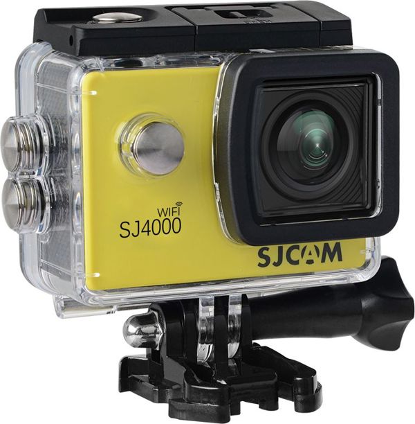 SJCAM SJ4000 WiFi Action Camera Κίτρινη 12MP Full HD 1080p Αθλητική Κάμερα