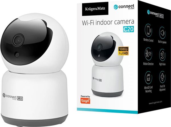 Kamera IP Kruger&Matz Kamera Wi-Fi wewnetrzna Kruger&Matz Connect C20