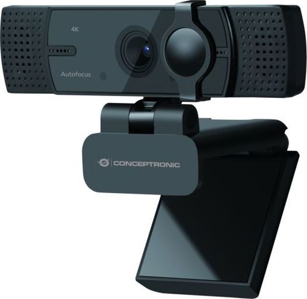 Conceptronic AMDIS07B Web Camera 4K Autofocus 30fps - Μαύρη