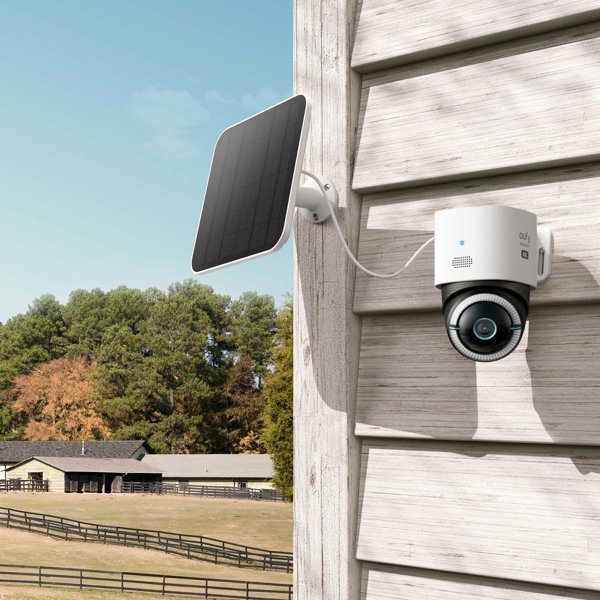 Κάμερα IP Eufy Eufy S330 - Δικτυακή κάμερα παρακολούθησης - περιστροφή / κλίση - Εξωτερικός χώρος - ανθεκτική στη σκόνη/αδιάβροχη - Χρώμα (Ημέρα&Νύχτα) - 4K - Ήχος - ασύρματη - Wi-Fi - 4G
