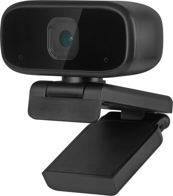 Rebel Comp KOM1055 Webcam με Μικρόφωνο για PC και Laptop, HD Κάμερα για Τηλεδιασκέψεις και Online Μαθήματα