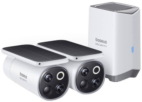Baseus S1 Pro 3K Dual Κάμερα Εξωτερικού Χώρου (Λευκή)