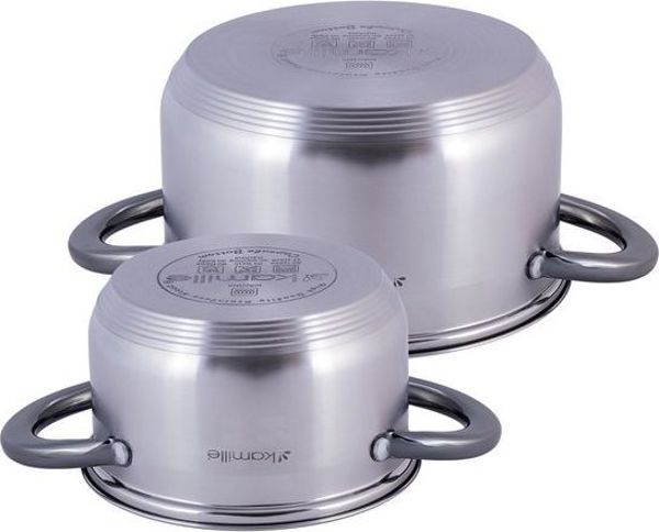 Kamille KM-4925 Σετ Κατσαρολών 4 Τεμαχίων, Ανοξείδωτο Ατσάλι