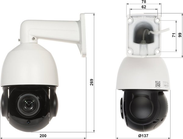 Omega IP Κάμερα Εξωτερικού Χώρου OMEGA-51P18-8P 5MP, PTZ, Με Αισθητήρα Υψηλής Ανάλυσης