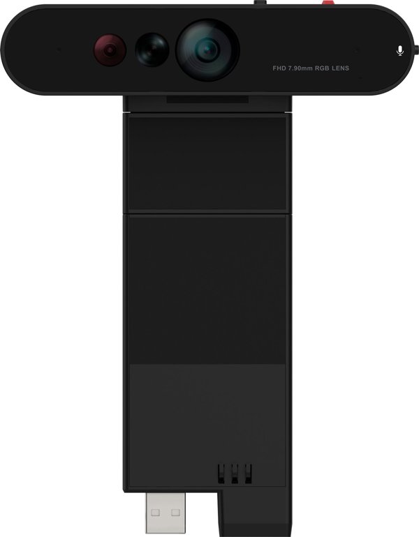 Lenovo ThinkVision MC60 Webcam, 1920x1080p, Full HD, Με Μικρόφωνο και Σύστημα Ασφαλείας για Υπολογιστή