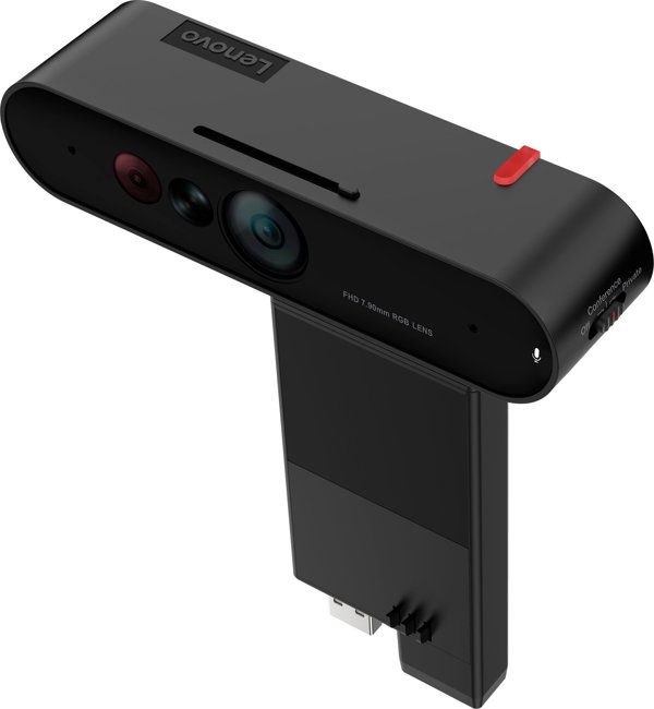 Lenovo ThinkVision MC60 Webcam, 1920x1080p, Full HD, Με Μικρόφωνο και Σύστημα Ασφαλείας για Υπολογιστή