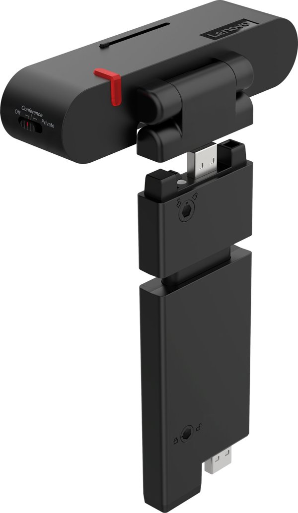 Lenovo ThinkVision MC60 Webcam, 1920x1080p, Full HD, Με Μικρόφωνο και Σύστημα Ασφαλείας για Υπολογιστή