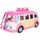 Παιδικό κάμπερ Ice Cream Car για κούκλες ροζ