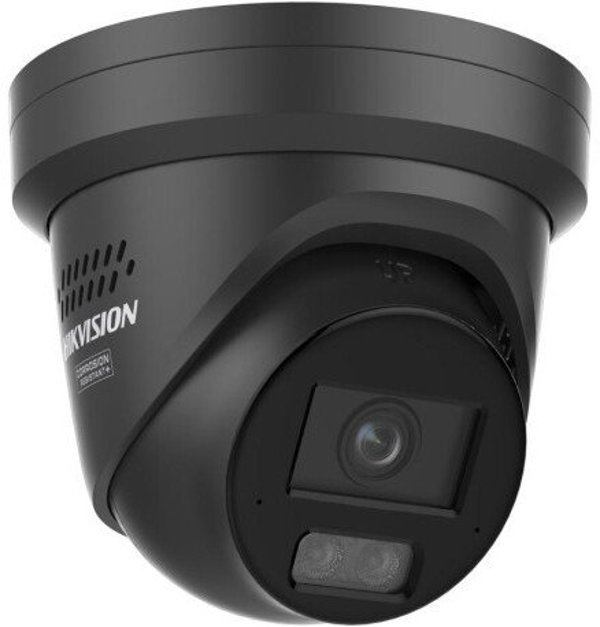 Hikvision IP Κάμερα Turret DS-2CD2367G3-LIS2UY/SL 6MP, ColorVu με Υβριδικό Φωτισμό, 2.8mm, Μαύρο Χρώμα