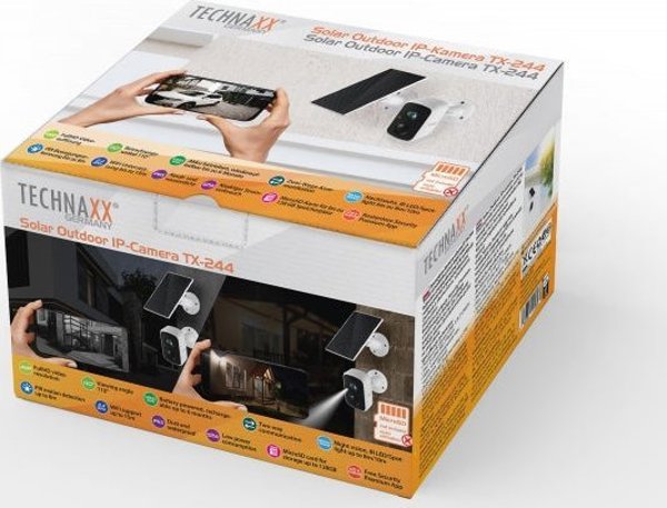 Kamera IP Technaxx Εξωτερική ηλιακή κάμερα TX-244