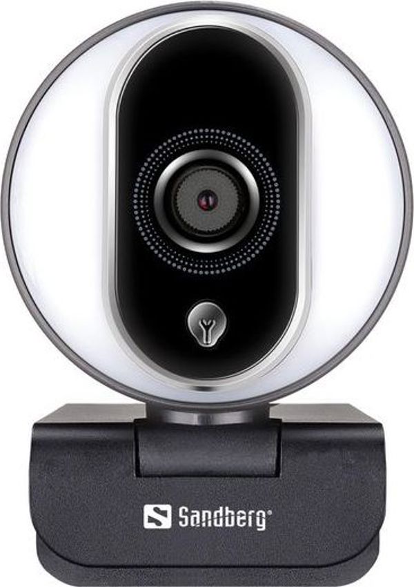 Sandberg Streamer USB Webcam Pro, Full HD 1080p, 60fps, Κάμερα για Streaming και Gaming (134-12)