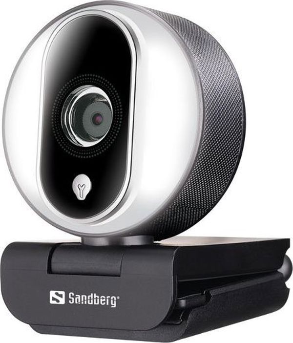 Sandberg Streamer USB Webcam Pro, Full HD 1080p, 60fps, Κάμερα για Streaming και Gaming (134-12)