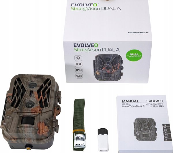 Κάμερα IP Evolveo StrongVision DUAL A φωτοπαγίδα/κάμερα ασφαλείας