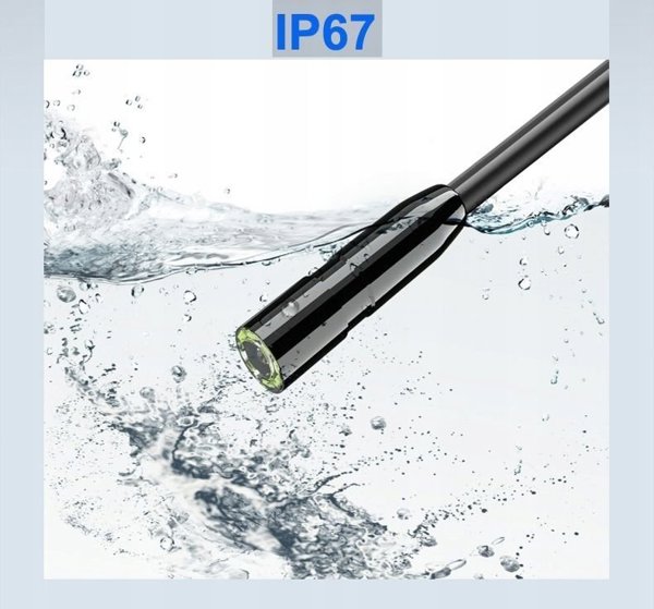 Kamera Inspekcyjna Endoskop Sztywny Elastyczny 2m Ekran Hd Ips 4.3” Ip67 / Az-m40-d