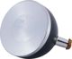 Kamille KM-1087 Ατσάλινος Βραστήρας με Σφυρίχτρα 2.7L, Μαύρο Χρώμα με Καφέ Λαβή