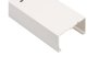 Καναλι εγκατάστασης χωρίς καπάκι KIO 85x50mm άσπρο 330210 /2m/